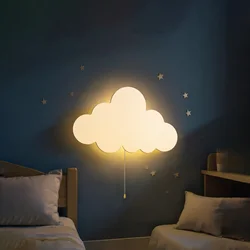 Luz de nube para dormitorio infantil - Lampara de pared flotante
