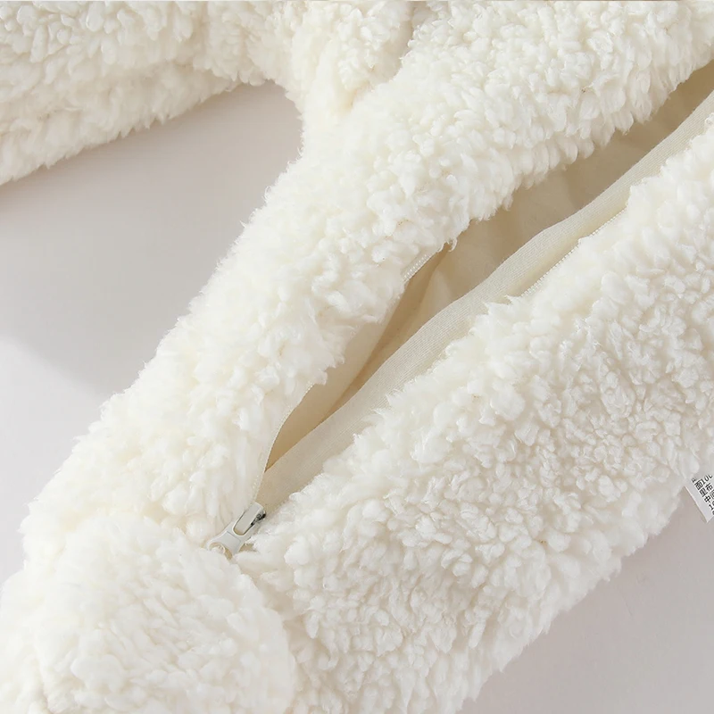 Mono de invierno para niña recién nacida, ropa gruesa para la nieve, mono infantil cálido de algodón, chaqueta pelele suave para bebé de 0 a 12 meses - imagen 5