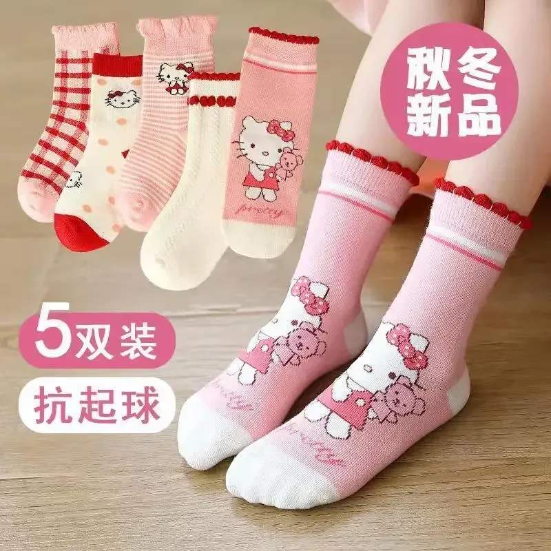 5Pairs Hello Kitty