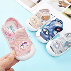 Sandalias de bebé para primeros pasos con suela suave