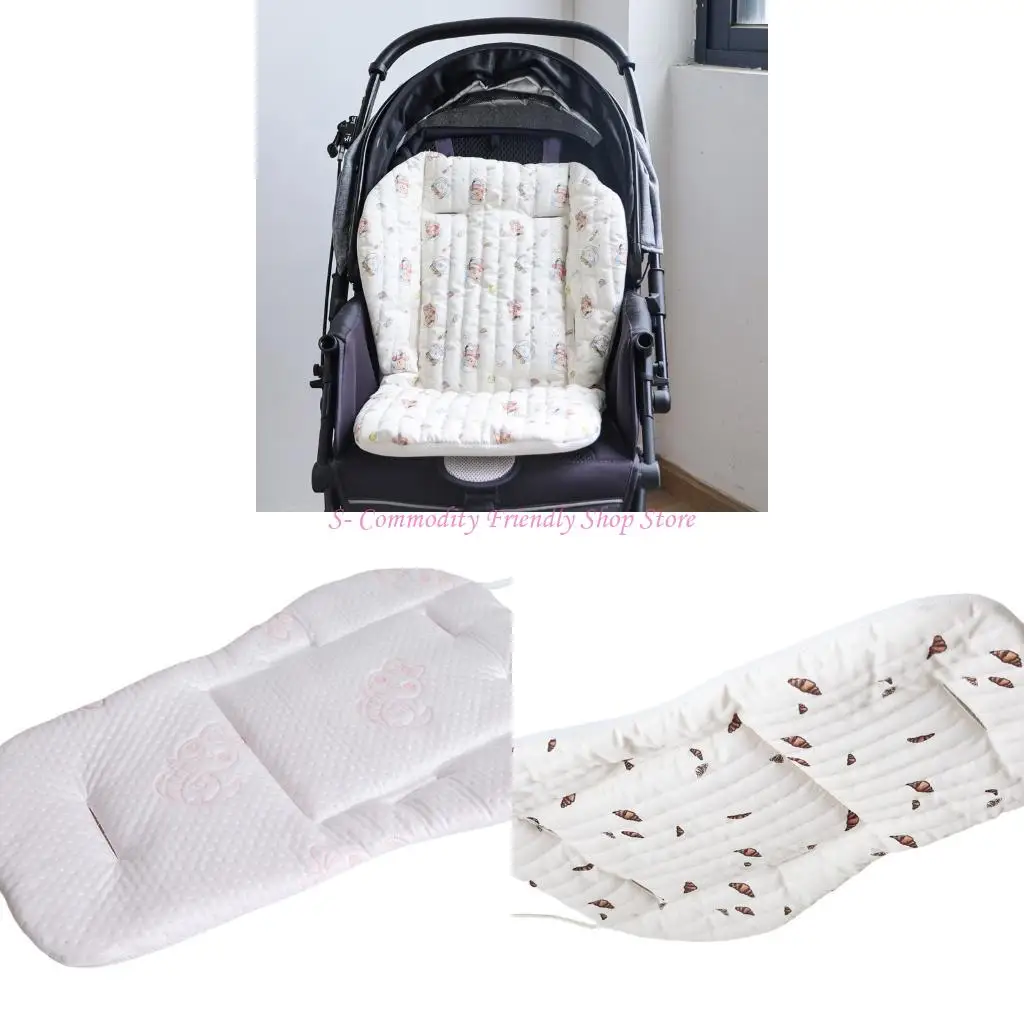 Almohadilla de asiento transpirable para bebés con estampado - imagen 4