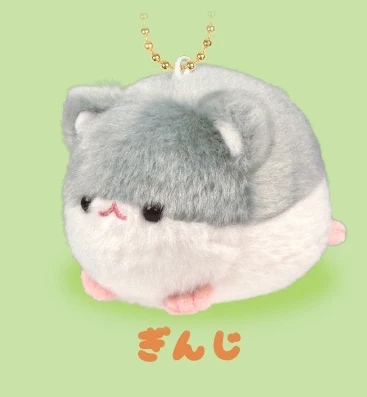 grey white hamster