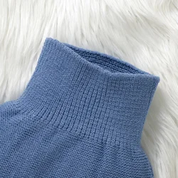 Conjunto bebé azul con jersey de manga larga y pantalón