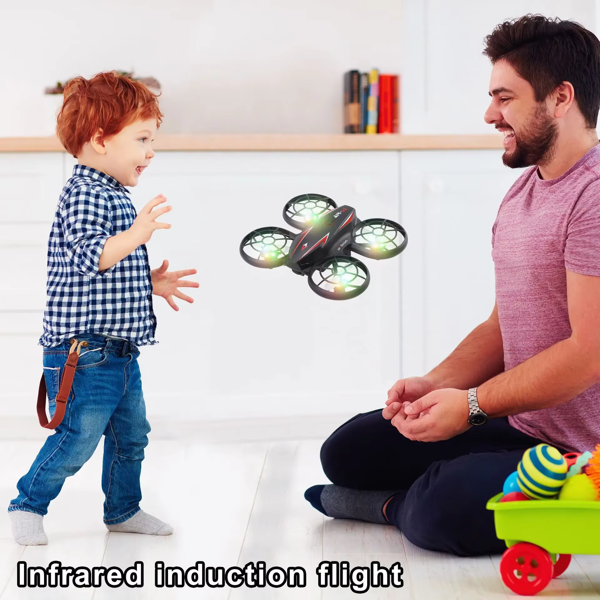 Dron RC con cámara 8K para niños – Control remoto quadcopter FPV - imagen 5