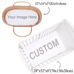 LVYZIHO Sábana ajustable para cuna – Personalizada para bebé