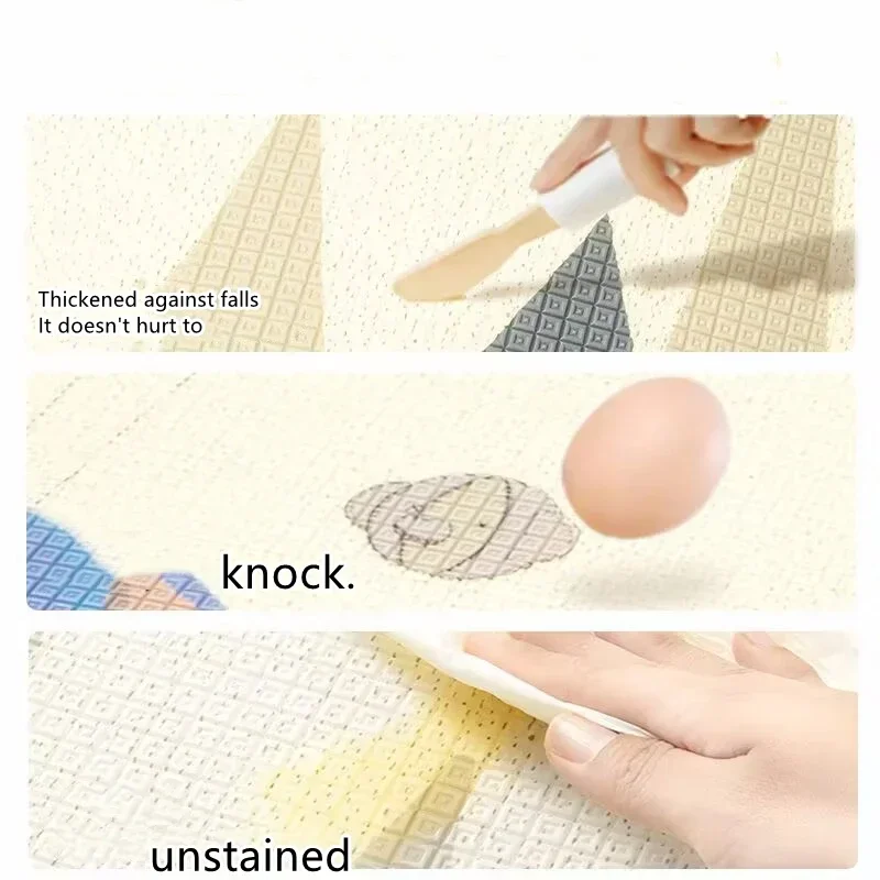 5 opciones de tamaño grueso 1/0,5 cm estera para gatear para bebés juguetes educativos para niños esteras de juego de suelo suave cadena Fitness gimnasio alfombra de juego - imagen 5