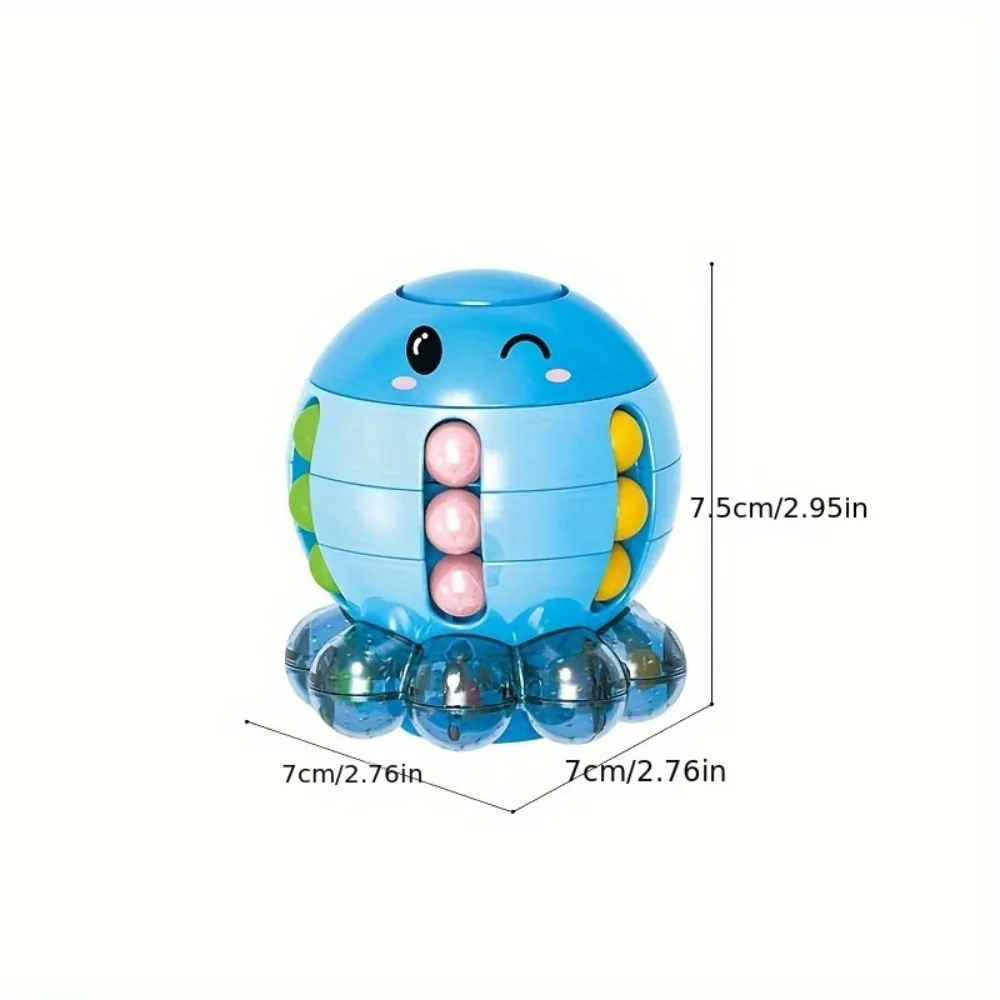 1 cubo giratorio creativo para aliviar el estrés, decoración de escritorio para enfoque, un modelo en miniatura único para adultos y niños, decoración del hogar - imagen 4