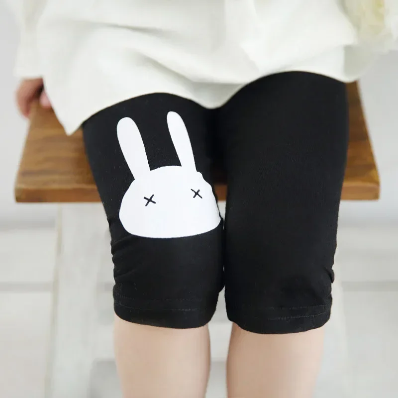 Leggings de algodón elástico transpirable para niña - imagen 4