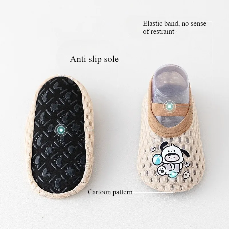 Calcetines antideslizantes para bebé – Prewalker de malla transpirable - imagen 3