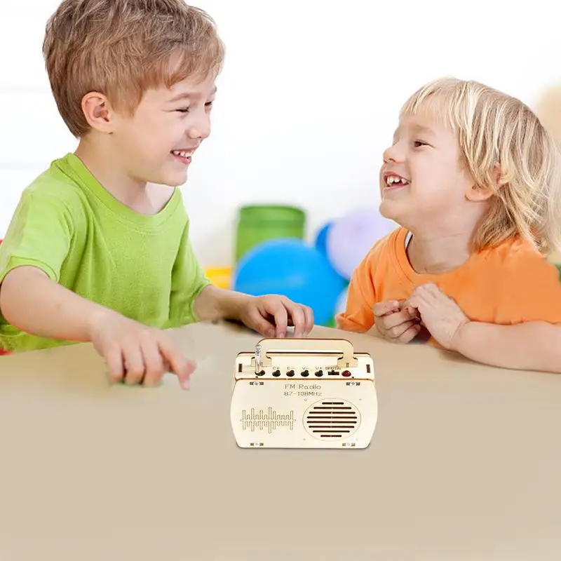 Kits de ciencia para niños, Kit educativo de Radio FM, juguetes de aprendizaje para niños, juego de ensamblaje para estudiantes para el hogar, aulas y escuela - imagen 3