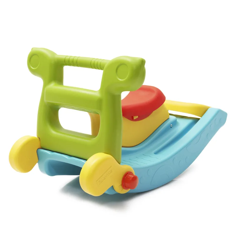 Combinación de caballo deslizante 2 en 1 para niños, juguete de caballo balancín, regalo para niños - imagen 4