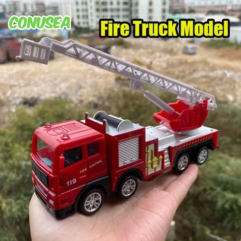 Camión de bomberos con escalera deslizante extraíble para niños - imagen 2