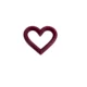 5pcs Wine red