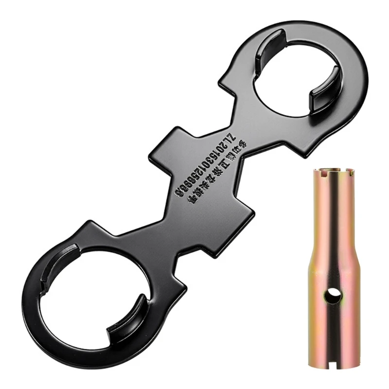 Herramienta de llave de núcleos de válvulas de burbujeador de grifo de acero al carbono para mantenimiento eficiente de grifos de cocina y baño domésticos - imagen 2