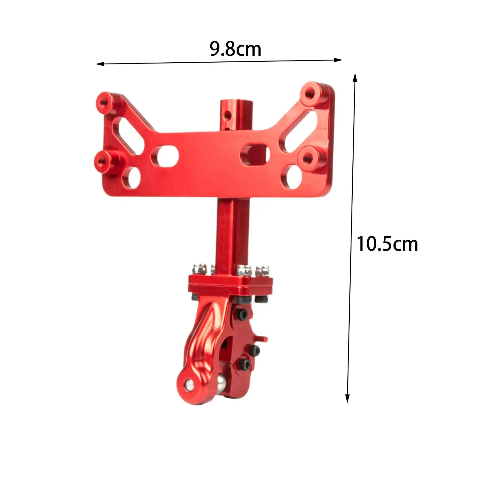 RC Car Adjustable Drop Hitch Receiver Upgrade for 1/6 RC Crawler Hobby Model