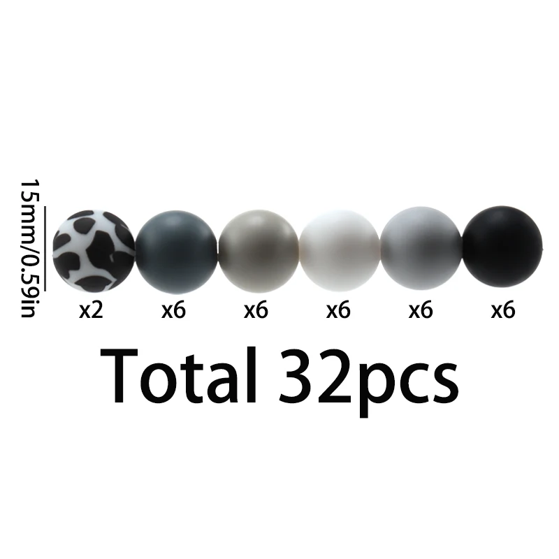 15-15mm32pcs