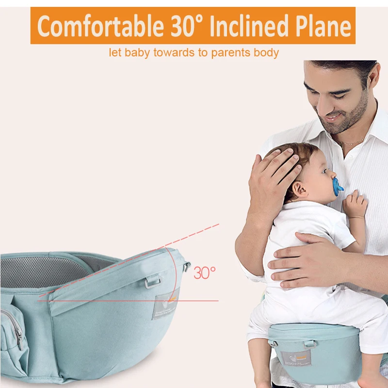 Portabebé ergonómico de algodón para bebé – Cómodo y seguro - imagen 5