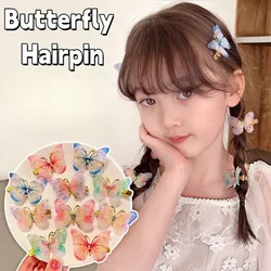 Horquillas mariposa arcoíris – Pasadores de pelo divertidos para niñas