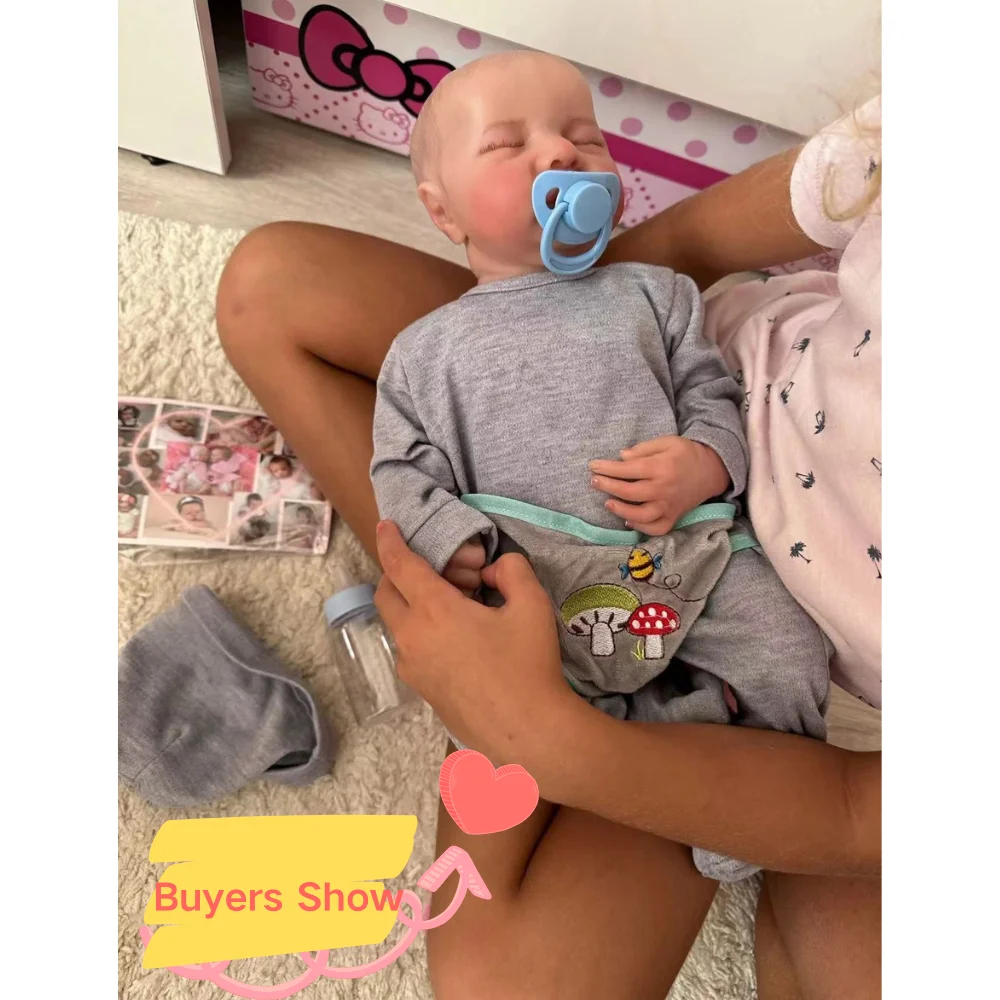 Muñeca Reborn Levi vinilo con venas pintadas – Regalo para niña - imagen 5