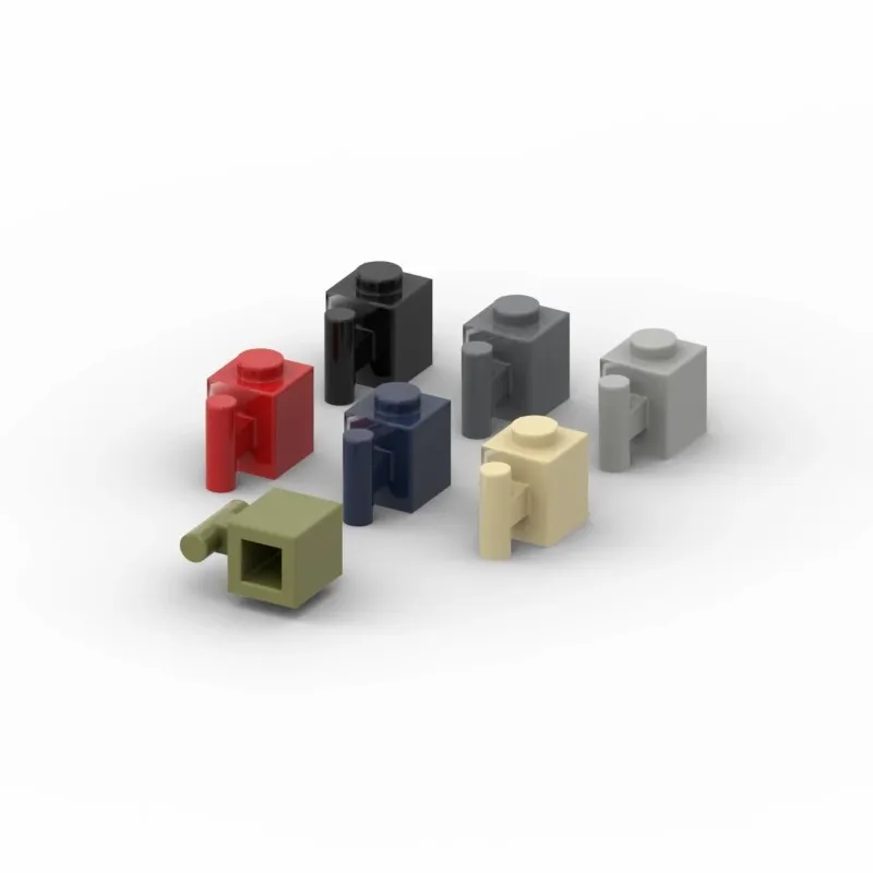 20 piezas piezas MOC 2921 ladrillo especial 1x1 con mango Compatible ladrillos DIY ensamblar bloques de construcción partícula chico cerebro juguete para regalo