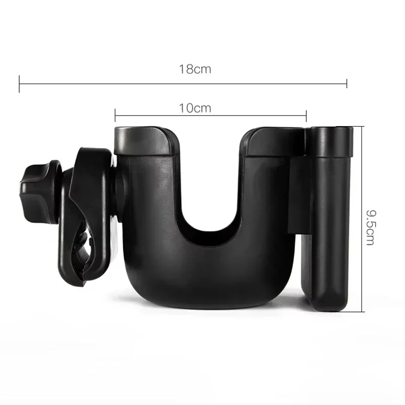 Cochecito de bebé, portabotellas para taza de agua, accesorios para cochecito de bebé, portavasos multifuncional para cochecito de bebé, soporte para teléfono 2 en 1 - imagen 5