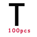 100pcs T