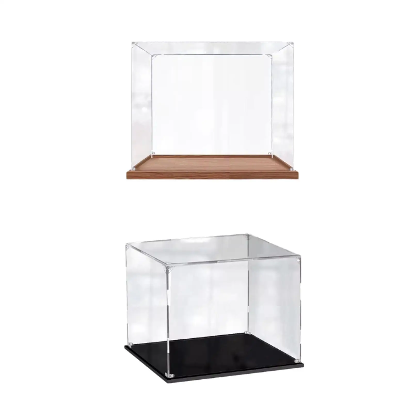 Acrylic Display Case Dustproof Display Case for Collectibles Collection Acrylic Case for Shoes Statue Model Cars Cosmetics Dolls