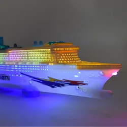 Barco eléctrico infantil con música y dirección automática