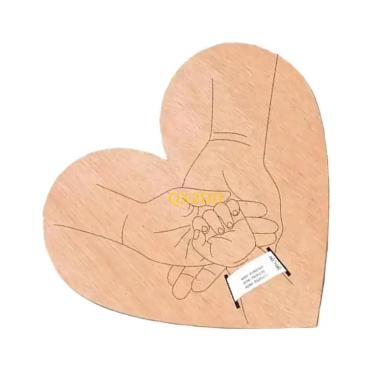 Plaque madera nacimiento infantil Bade Naquera CX2D - imagen 4