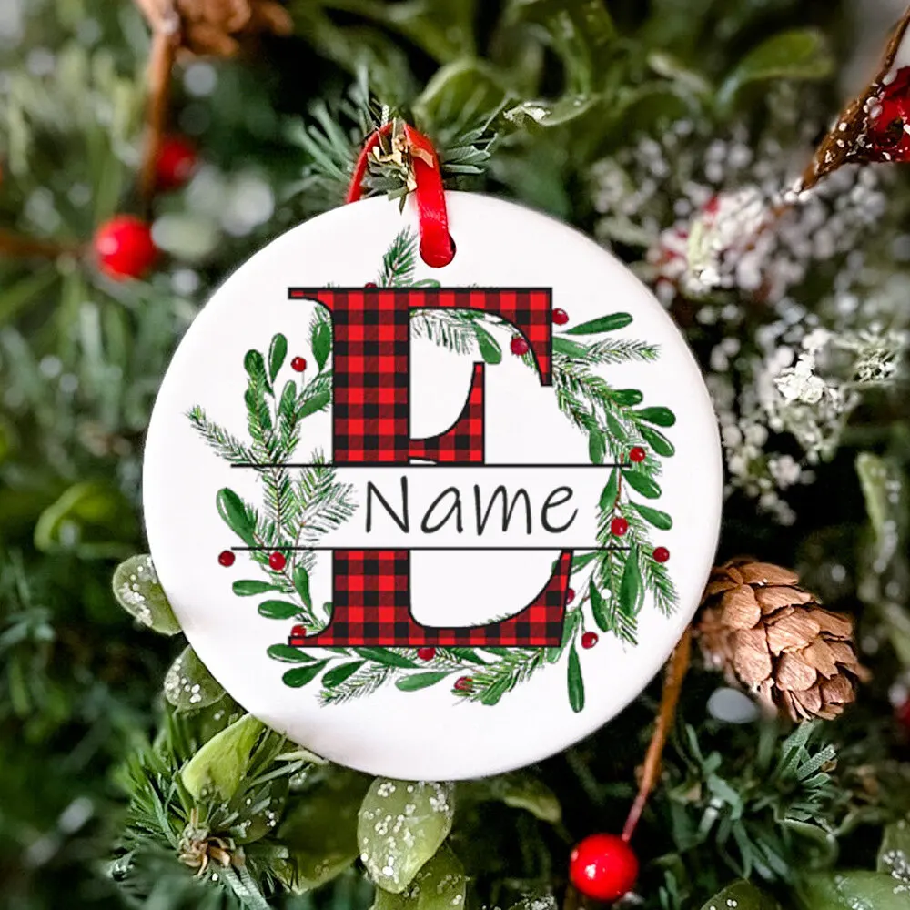 Adorno navideño personalizado para bebé, nombre personalizado, regalo de recuerdo infantil de Navidad, accesorios de fotografía navideña, adorno navideño - imagen 4