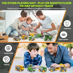 Tren eléctrico con pista para niños – Juguete educativo