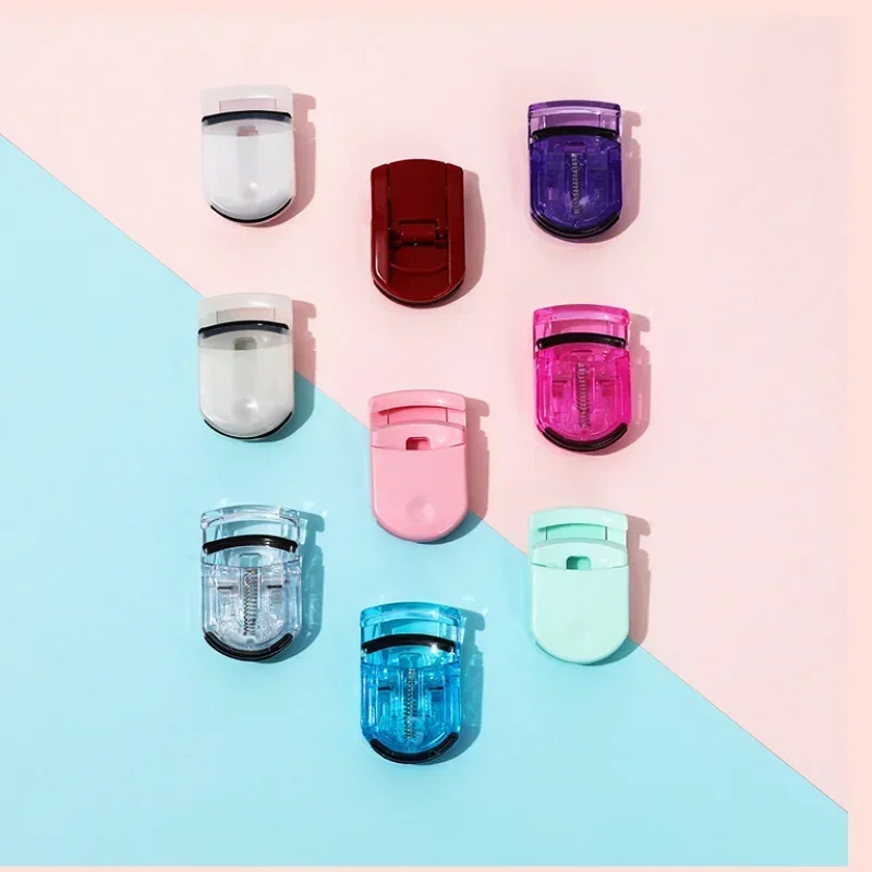 Herramientas Mini rizador de maquillaje cosmético de belleza de pestañas profesional Multicolor plegable pestañas postizas Clip rizado de pestañas auxiliar - imagen 2