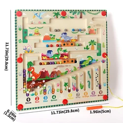 Tablero educativo Montessori para aprender números