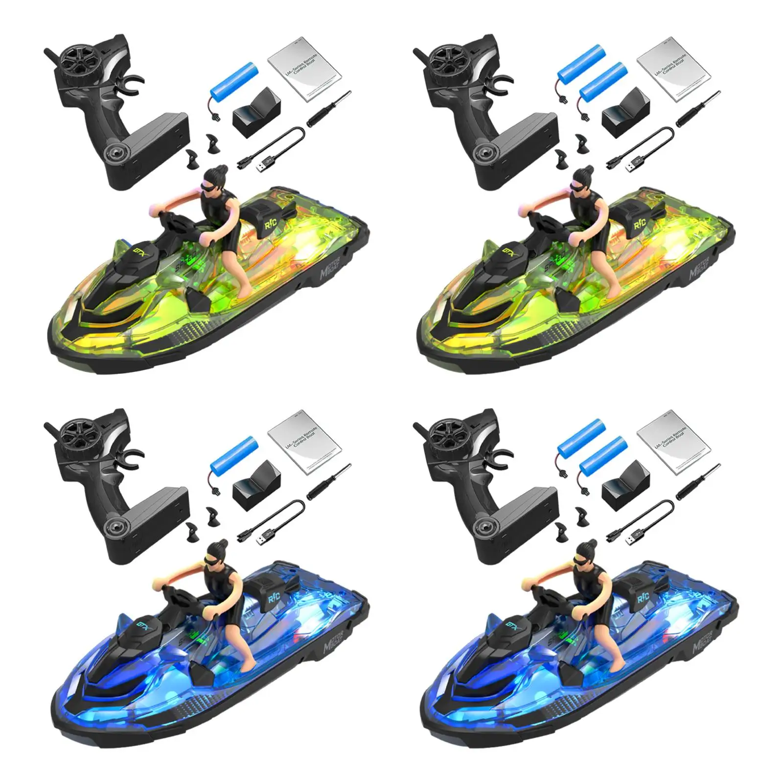 RC Boat High Sensitivity Pools and Lakes High Speed RC Boat for