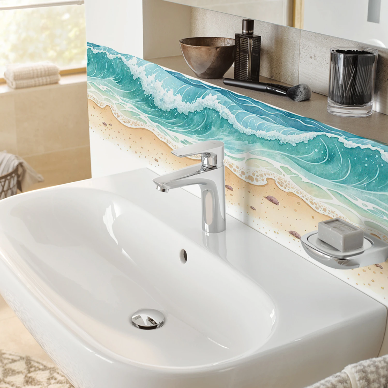 Pegatinas de pared vinilo temática marina – Conchas y estrellas - imagen 2