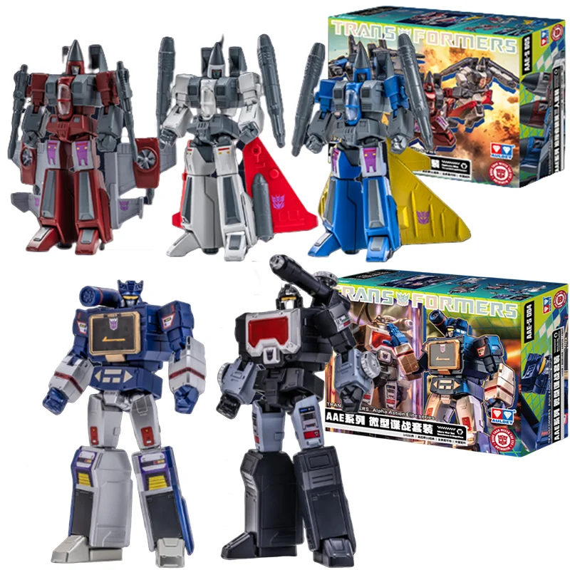 Transformación Soundwave Spyglass empuje Dirge Ramjet figura de acción modelo juguetes de ensamblaje Robot adorno de escritorio regalos de cumpleaños