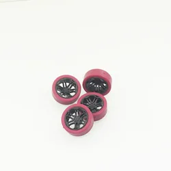 Mini 4WD Project D – Ruedas de carbono súper duras marrón