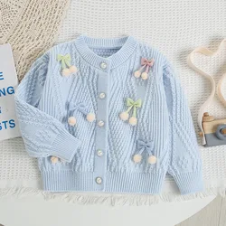 Cárdigan arco iris MILANCEL de punto caramelto para niños