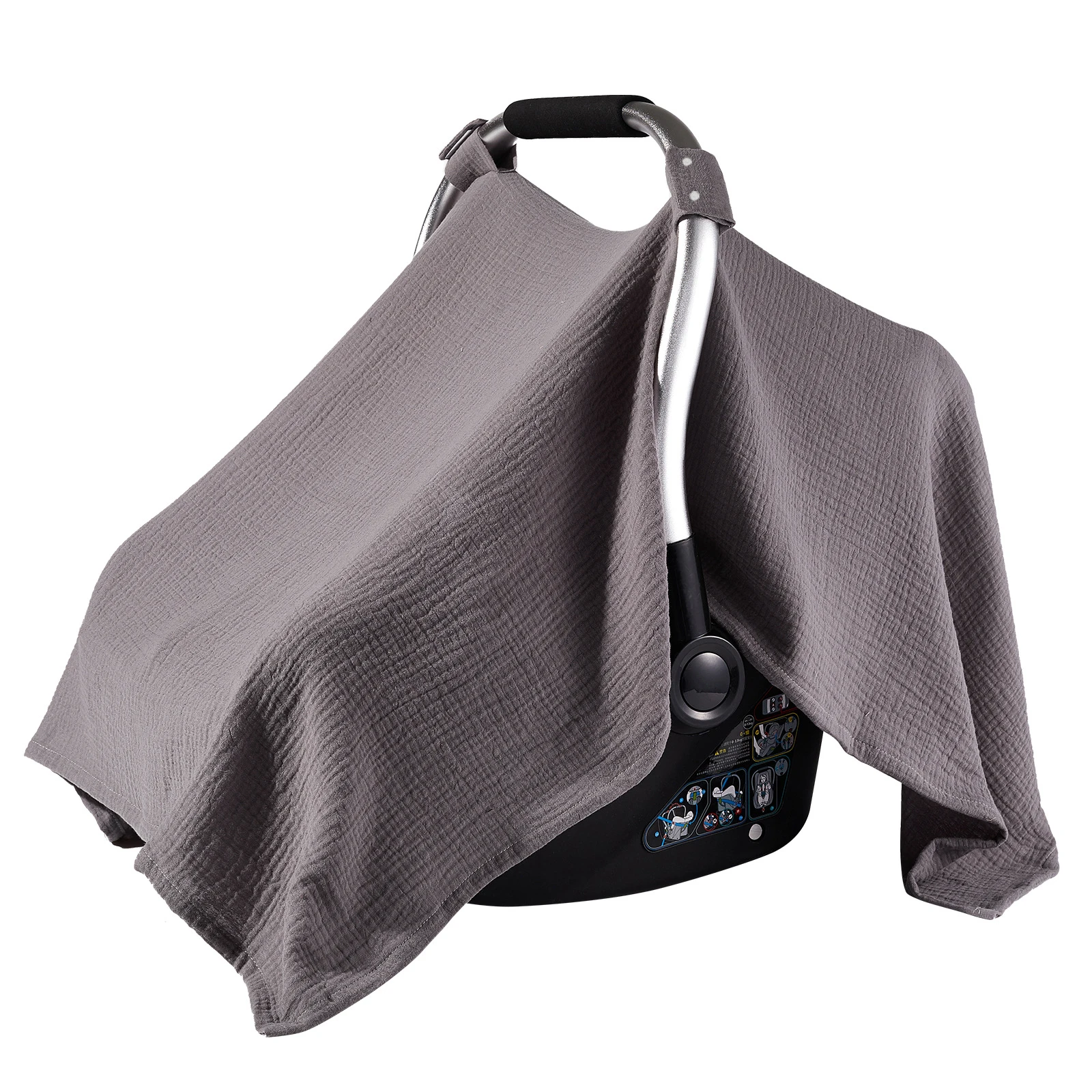 Funda de muselina para asiento de coche infantil, transpirable - imagen 5