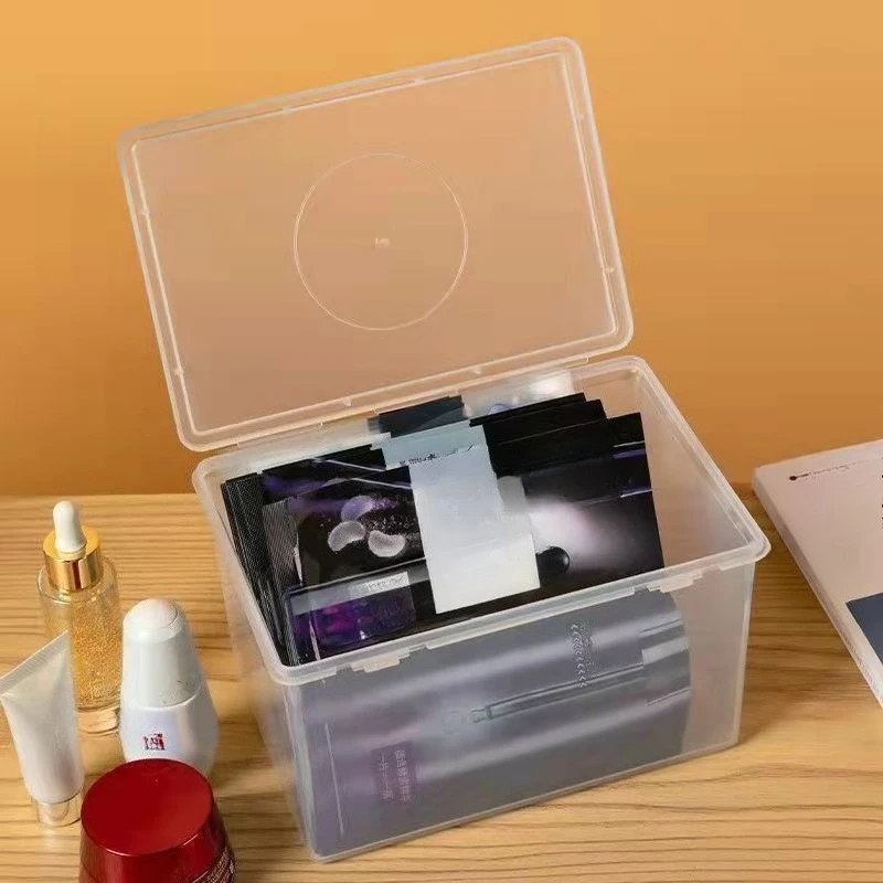 Caja de almacenamiento multifuncional, máscara, caja de almacenamiento de medicina, caja de almacenamiento de cosméticos, caja de almacenamiento de cables de datos, organizador de escritorio, 1 ud. - imagen 5