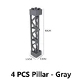 4 Piezas de Pilar Gris