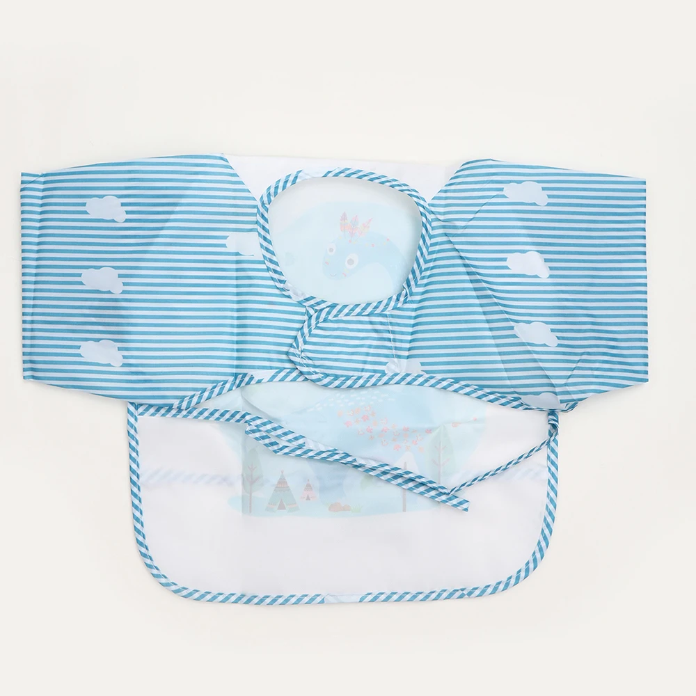 Babero impermeable para bebé recién nacido – Estilo toalla con estampado - imagen 2