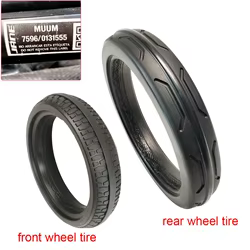 Neumático de cochecito cada uno para cochecito Jane Muum, cubierta de neumático de rueda delantera o trasera, accesorios de repuesto para cochecito de bebé DIY sin cámara de PU