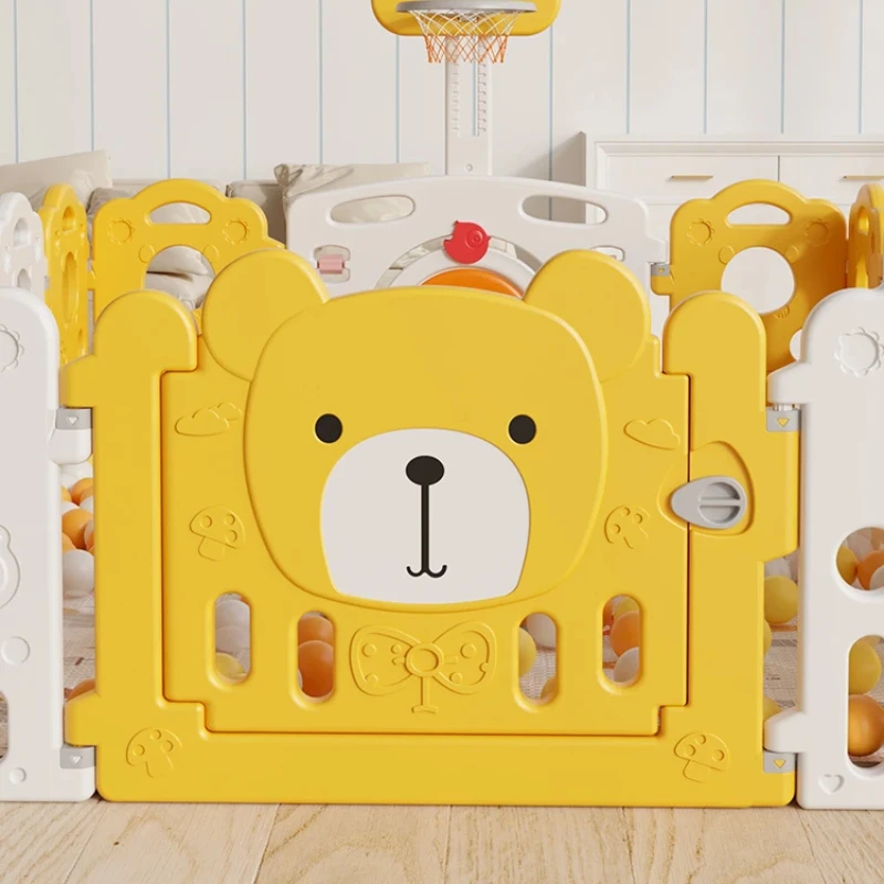 EG305: Parque infantil de interior, tapete para gatear para niños pequeños, valla de seguridad para el hogar |   Zona a prueba de niños, tapete para gatear seguro, portátil - imagen 2