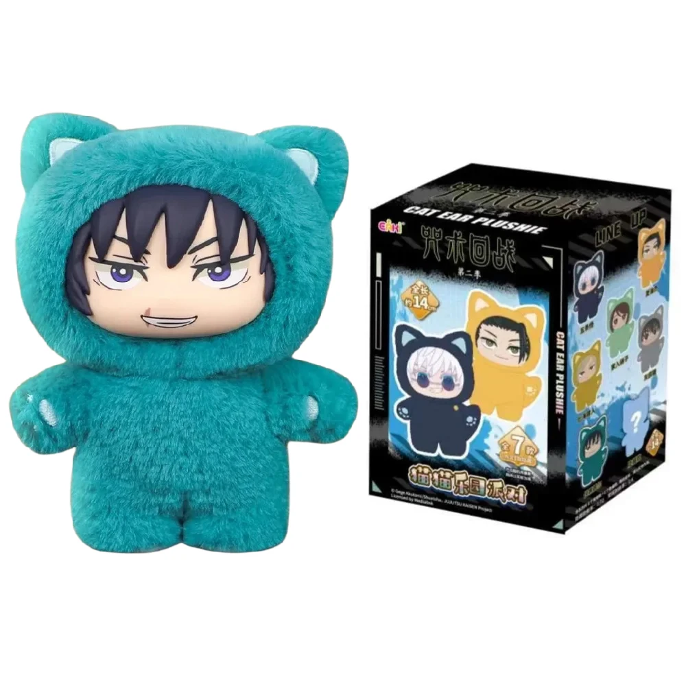 Caja ciega Original Jujutsu Kaisen Jujutsu Kaisen 2 con orejas de gato, caja misteriosa, colección de figuras de Anime, regalos para niños - imagen 4