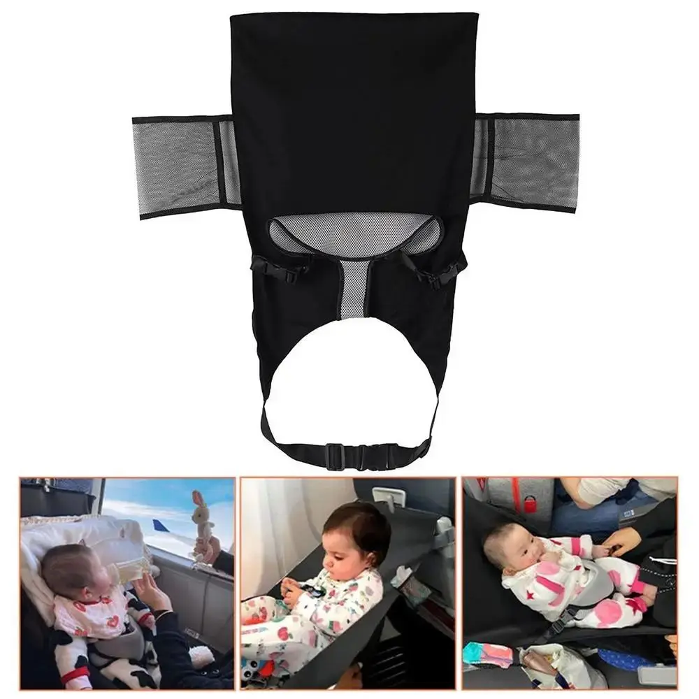 Cama de viaje plegable para niños pequeños, versión extendida, cómodo extensor de asiento infantil, asiento plano compacto para bebé, elementos esenciales de viaje - imagen 2
