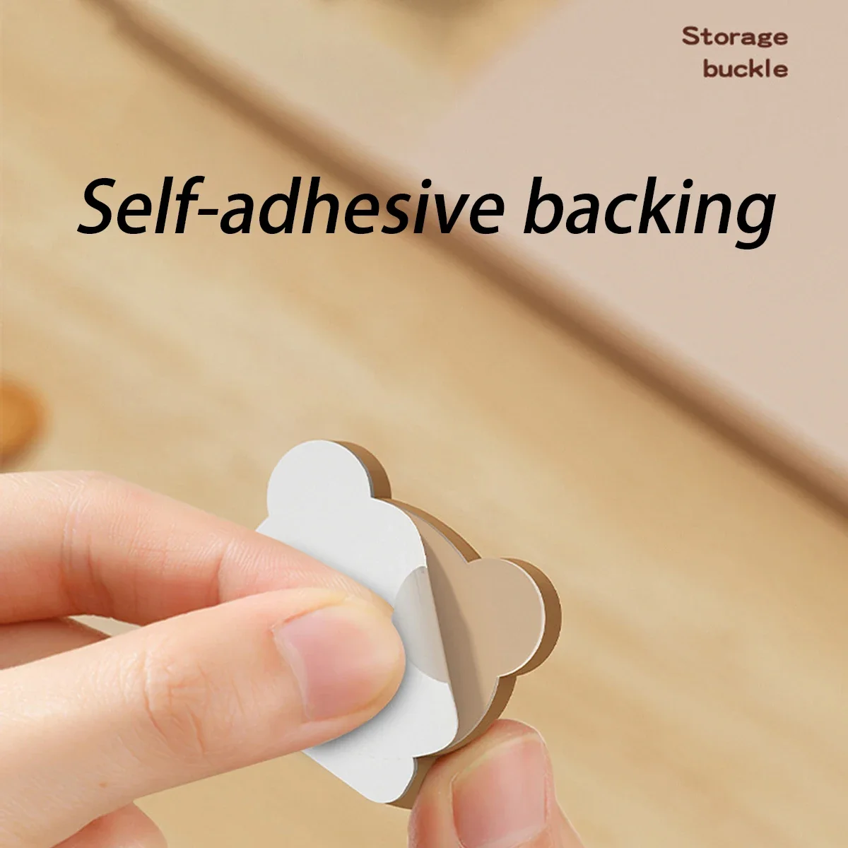 Clips de cables autoadhesivos, organizador de cables ajustable para escritorio, soporte para cables adhesivos, accesorios de gestión de escritorio para el hogar y la Oficina - imagen 5