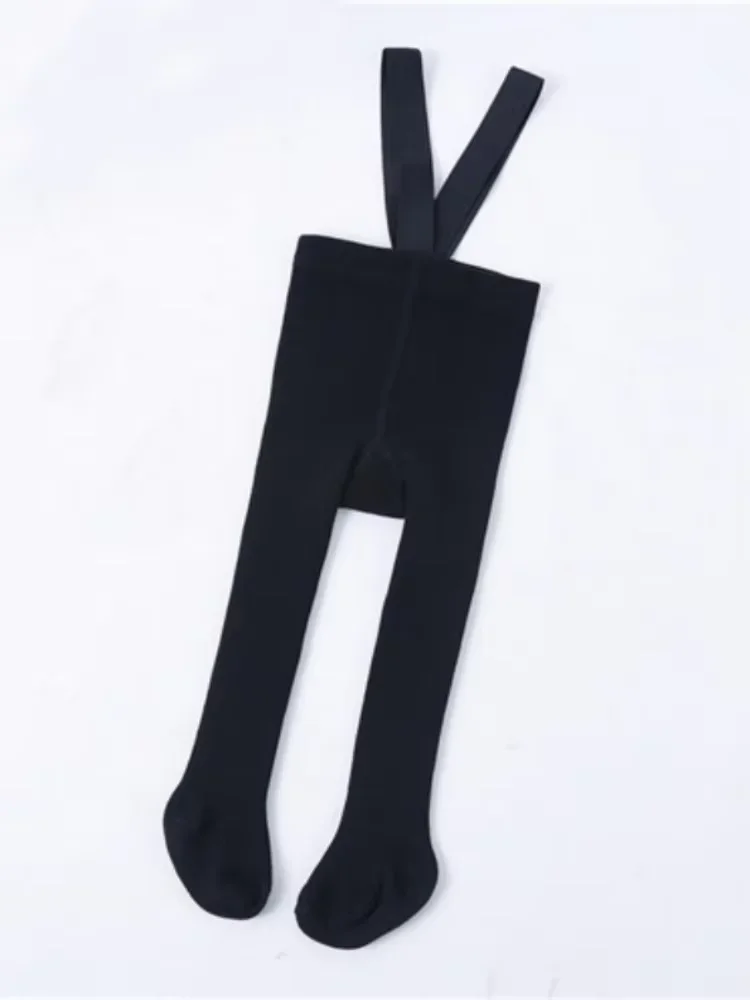 Pantalones de punto con tirantes para bebé – Otoño invierno - imagen 2