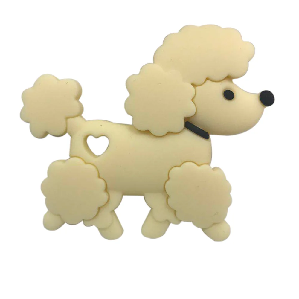 Mordedor de silicona sin BPA para bebé, juguete de dentición de oso de peluche de roedor de dibujos animados, COLLAR COLGANTE, accesorios para masticar