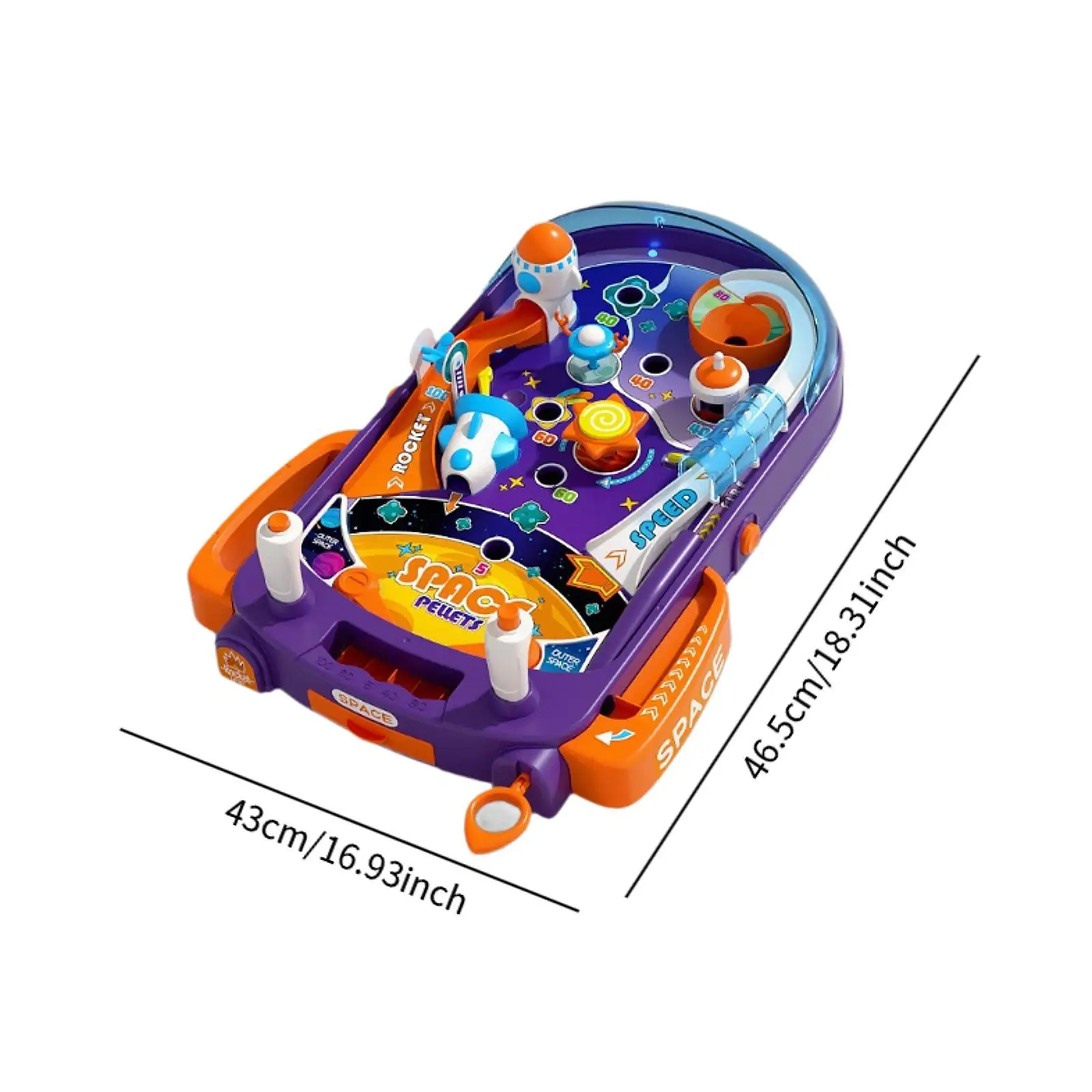 Pinball Game Kids Table Games Multiuse Sturdy Home Preschool Boys Girls Parent Child Interaction Game Table Electronic Pinball